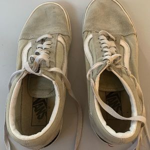 Vans- Gray and white lace up
